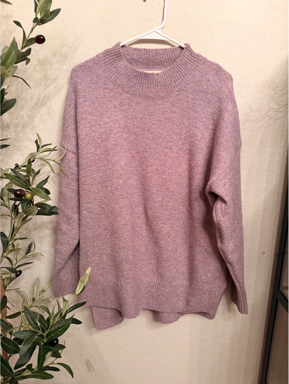Molly Bracken Embroidered Cowl Neck Sweater
